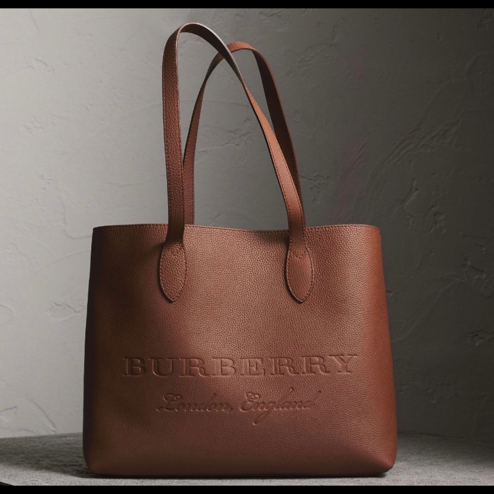 AUTHENTIC BURBERRY-Remington Large Leather Tote